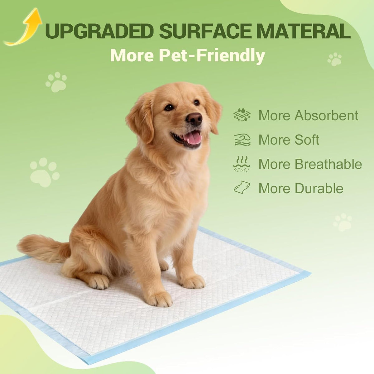 100 Count Premium Puppy Pads, 22"x23" Dog Pee Pads - 22" x 23" (100 Count) - image 2