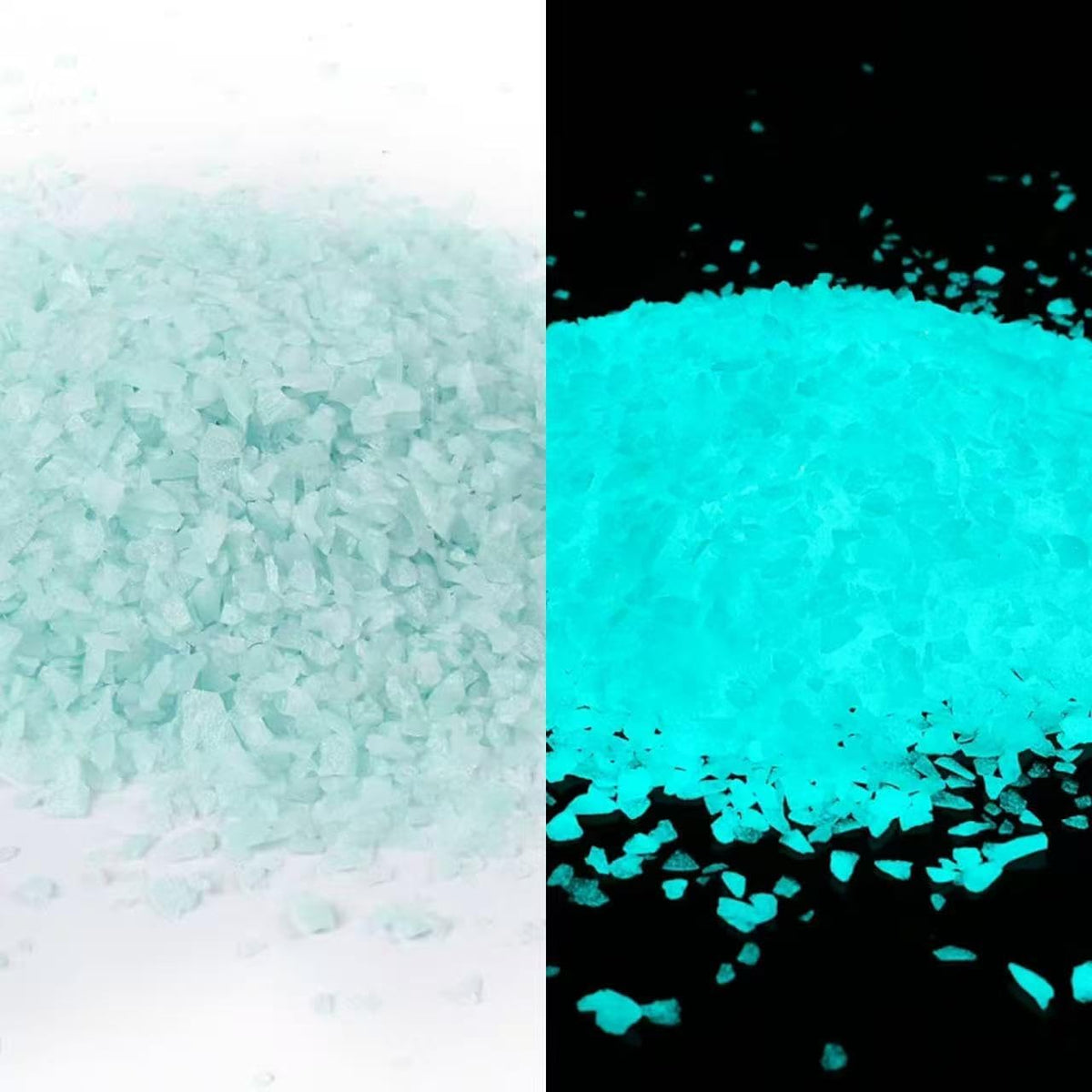 Shiny Stone aqua glow in the dark aquarium gravel, 3-5mm stones, 305g bag - view 3