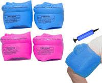 Ztikug inflatable arm floaties, 2 pack of PVC swim arm bands with inflater - view 7