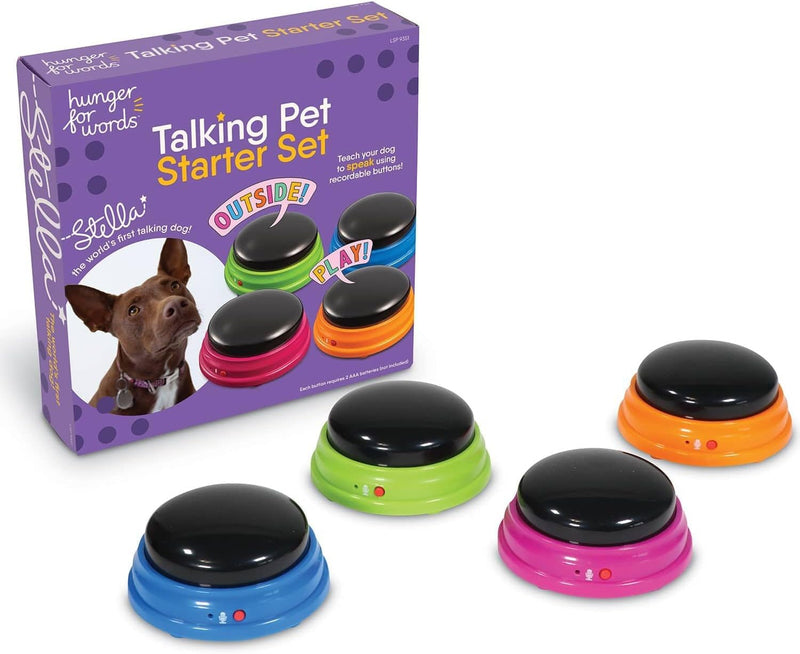 Hunger For Words Talking Pet Starter Set – Essentials for Dogs