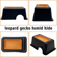 Leopard Gecko Humid Hide Reptiles Humidity Box – Essentials for Reptiles And Amphibians - Humidifying box-2Pack - image 4