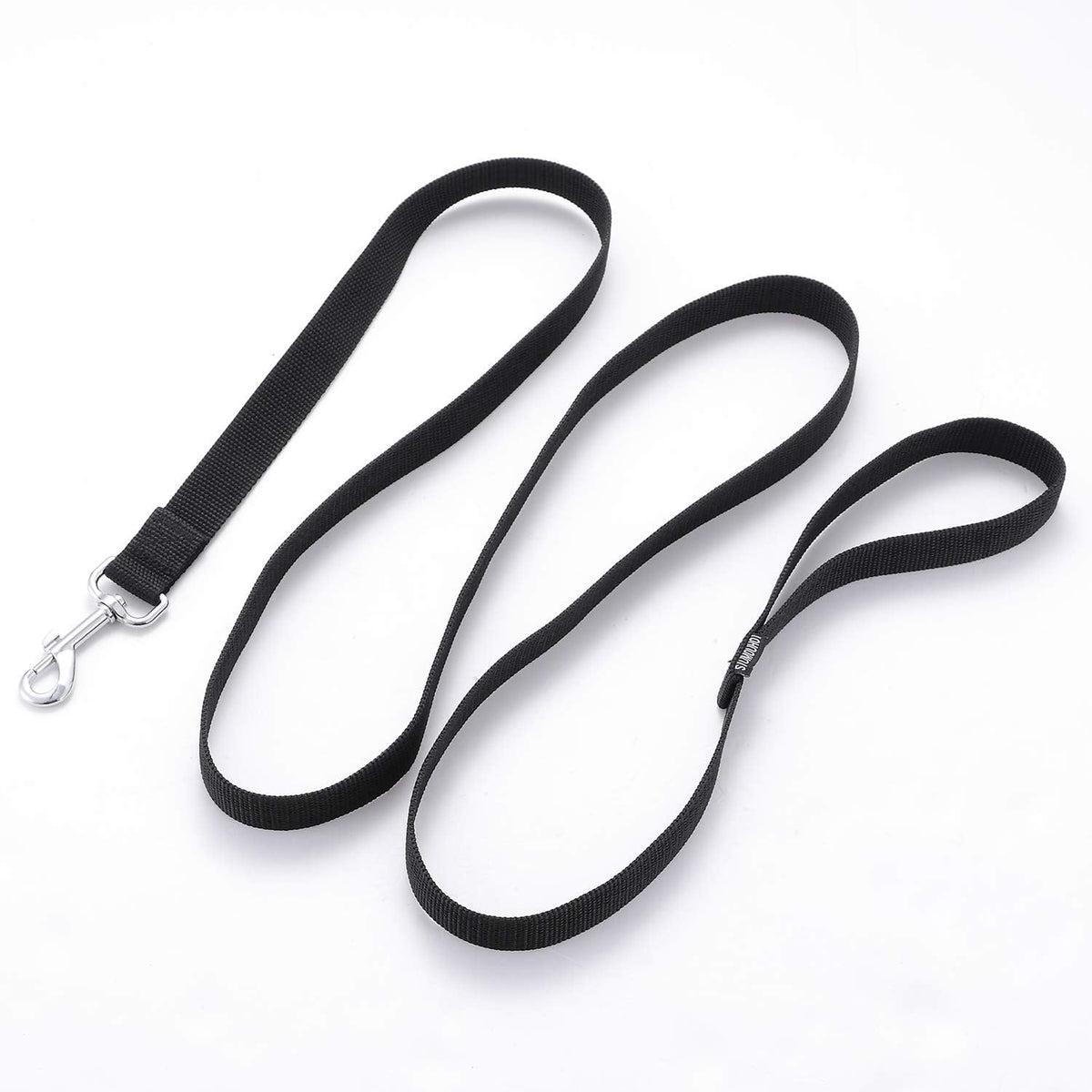 Strong Durable Nylon 10ft Long Dog Training Leash, Traction Rope - Black / 10 Feet - image 2