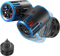 Carefree Fish Aquarium Magnetic Dual Powerheads 25W 5400Gph - 8W(Dual Heads)