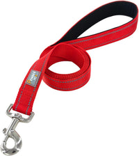 6 FT Basic Dog Leash for Medium Dogs - Refl Red / Medium : 3/4" x 6 FT - image 2