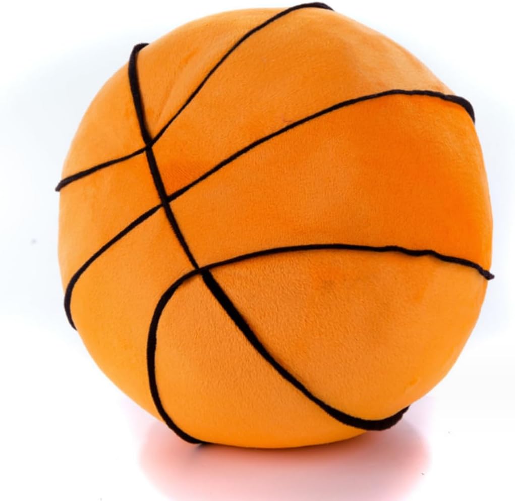 14" Volleyball Plush Pillow Soft Throw Toy for Kids Room Decoration – Fun for Kids & Family - Soccer-basketball / 9"