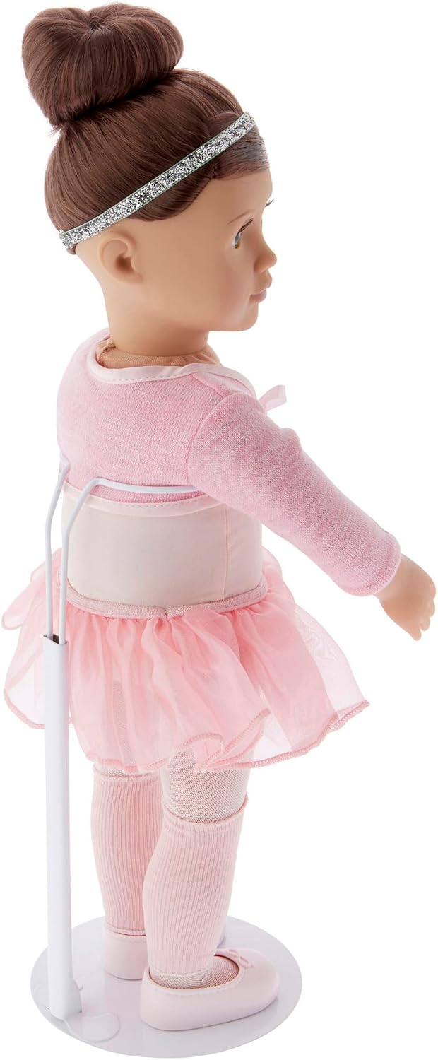 Plymor DSP-90W White Adjustable Doll Stand – Fun for Kids & Family - 3 / White - image 3