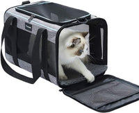 Vceoa 17.5"x11"x11" Pet Carrier for Cats – Essentials for Dogs - XH / 17.5"L x 11.0"W x 11.0"H