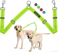 Brilliant Paw double dog leash coupler with 360 degree swivel clasp