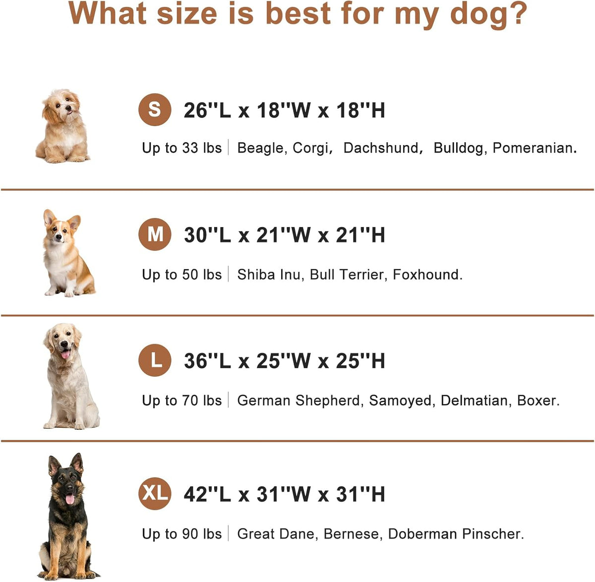 Garnpet 36 Inch Collapsible Soft Dog Crate for Large Dogs - Dark Grey / 26.0"L x 18.0"W x 18.0"H - image 2