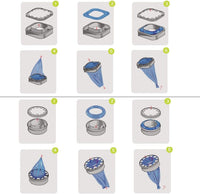 9 Pack Cat Litter Refills Bag Litter Pail Refills Cat for Litter - image 4