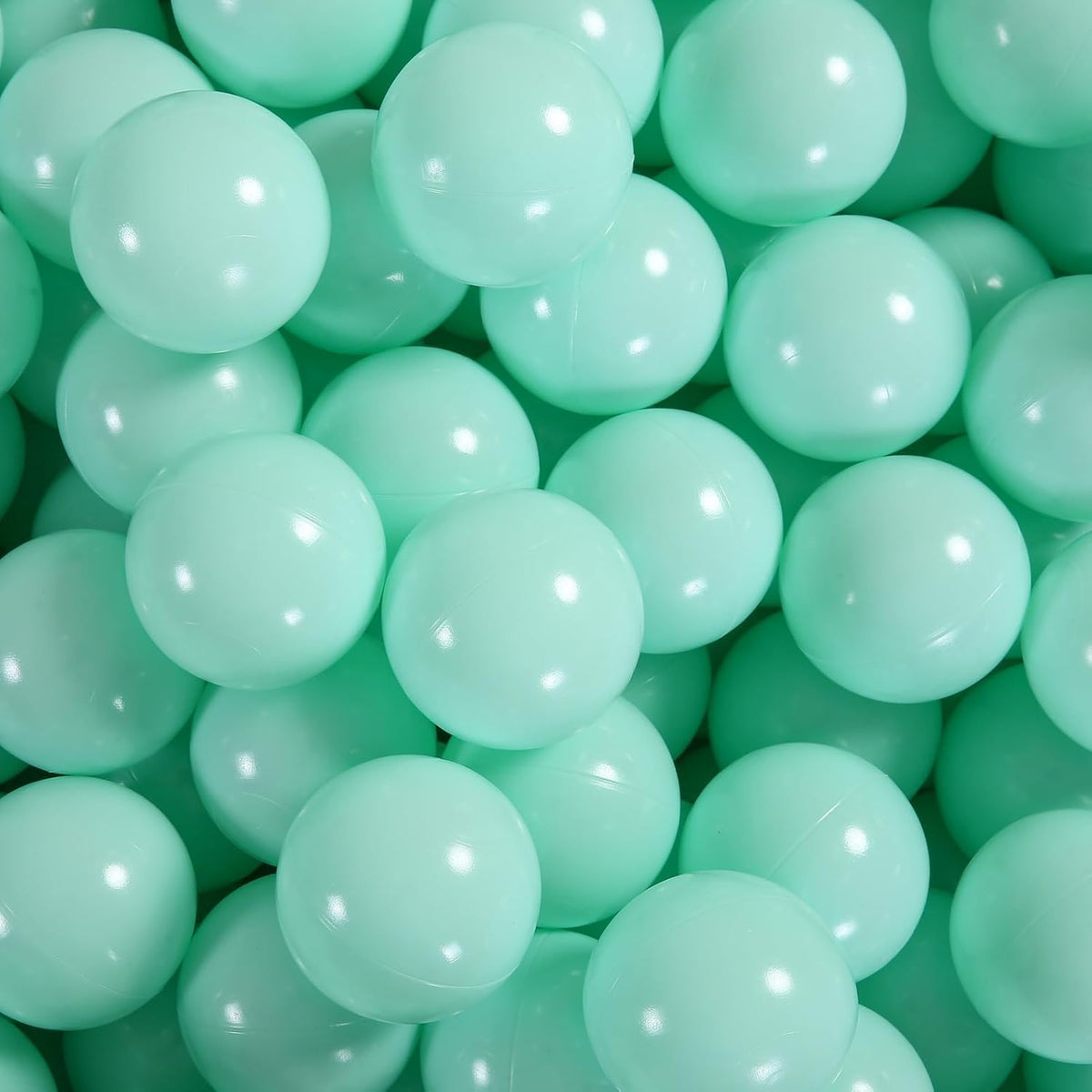 Heopeis 50 pack 2.75 inch pearl white plastic ball pit balls - view 7