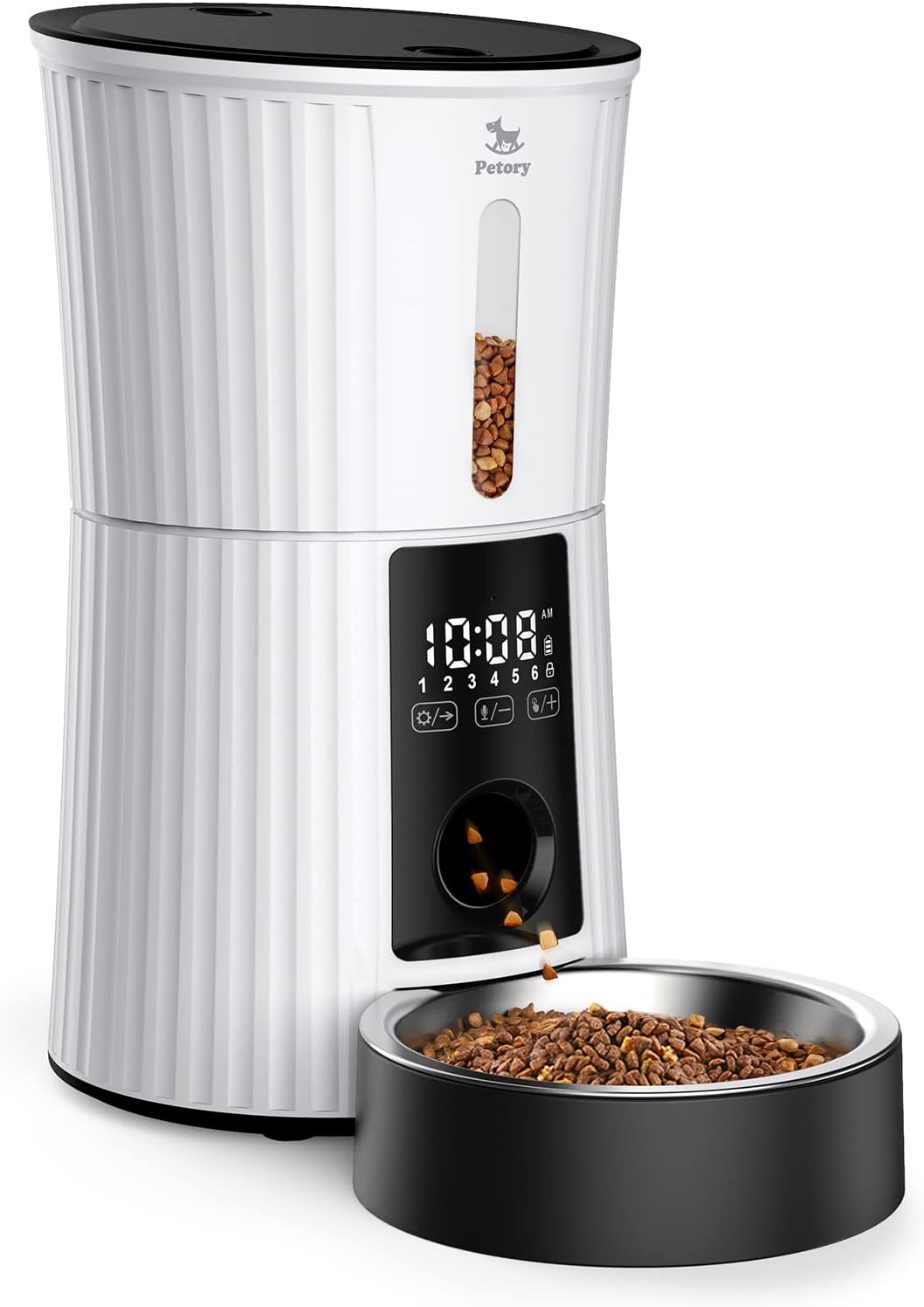 Timed Automatic Cat Feeder - White / Regular