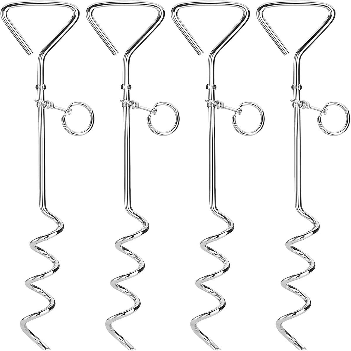 Fasmov 4 Pack 16" Dog Stake