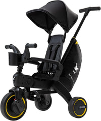 Doona Liki Trike S3, Foldable Tricycle - Midnight Black / Midnight Edition