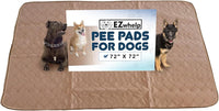 Washable Dog Training Pads, Reusable Waterproof Whelping - 72x72 Inch (Pack of 1, Rounded Corners)