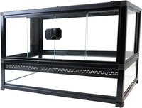 Folding Reptile Travel Terrarium Tank 17" × 12" × 10" – Essentials for Reptiles And Amphibians - 22" x 14" x 12" - image 2