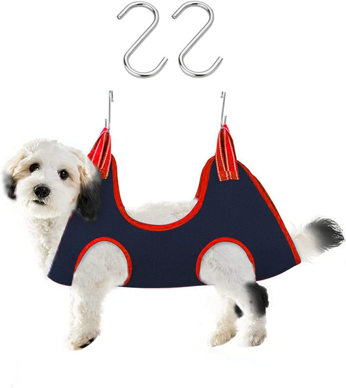 Dog Grooming Hammock Harness - Black S