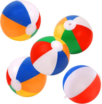 GRNVDWN 3 pack 24 inch inflatable rainbow beach balls