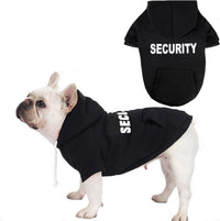Dog Basic Hoodie Soft Dog Clothes Cold Weather Sweaters for Medium - Security / L (Back: 20.47",Chest: 28.35",20-35lbs)