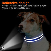 Joytale Reflective Dog Collar, Adjustable Neoprene Padded - X-Large (Pack of 1) / Navy Blue - image 3