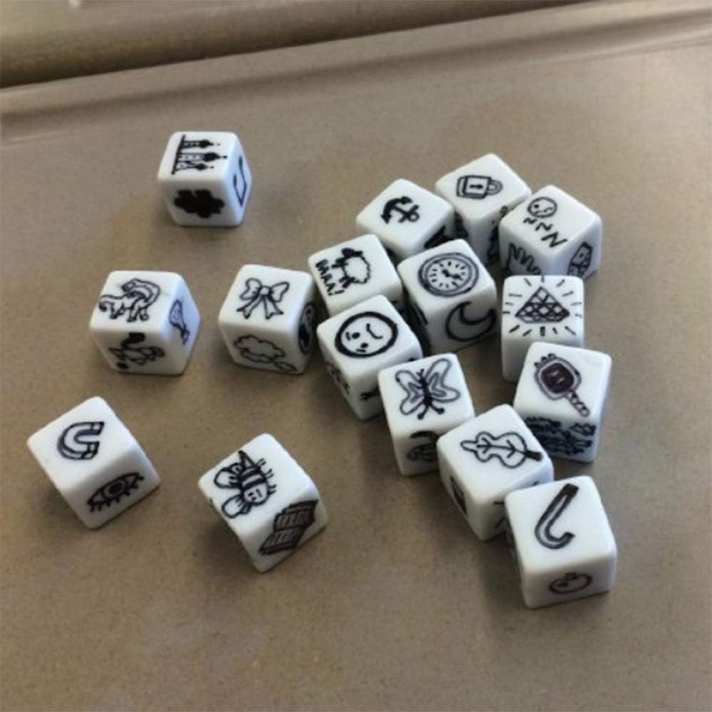 48 PCS 16MM Blank White Dice for Board Games, DIY, Fun - image 4