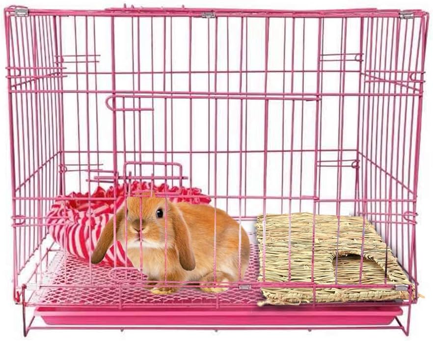 Extra large hand woven seagrass rabbit grass house for small animals - view 4