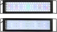 WATER REBIRTH LED Aquarium Light, Full Spectrum Fish Tank Led Light with Aluminum Alloy Shell Extendable Brackets (20"-24")