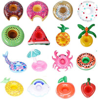E-TING 5 pack inflatable doll swim ring floats for 11.5 inch dolls