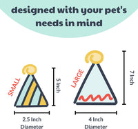 Huxley & Kent Party Crown Hat for Dogs & Cats - Small / Happy Barkday - image 3