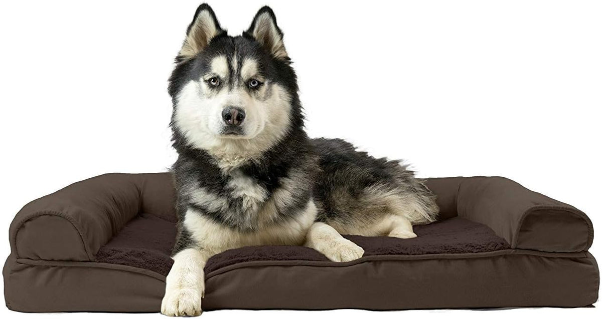FurHaven Orthopedic Dog Bed for Large Dogs - Jumbo / Espresso