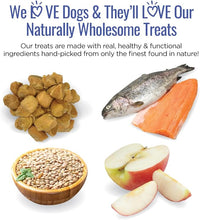 Smart Cookie All Natural Dog Treats - Trout & Apple - Training Treats for Dogs with Allergies, Sensitive Stomachs - Soft Dog Treats, Grain Free, Chewy, Human-Grade, Made in USA - 5oz, Pack of 3