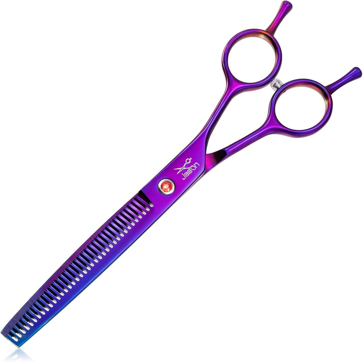 JASON Dog Grooming Thinning Scissors - Purple / 7.04