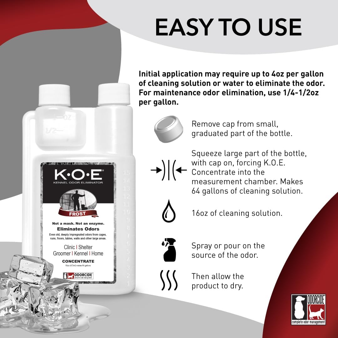 Odorcide KOE Fresh Scent Concentrate - Frost / 16 Fl Oz (Pack of 1) - image 2