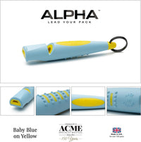 ACME Alpha 211.5 Professional Dog Training Whistle with Enhanced - Baby Blue on Yellow - image 2
