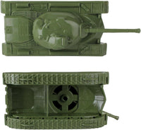 TimMee Toy Tanks for Plastic Army Men, OD Green WW2 3pc - Olive Green - image 4