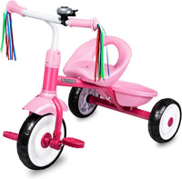 Liberry Toddler Tricycle for 2 3 4 Years Old Girls 3 Wheel Bike - Pink