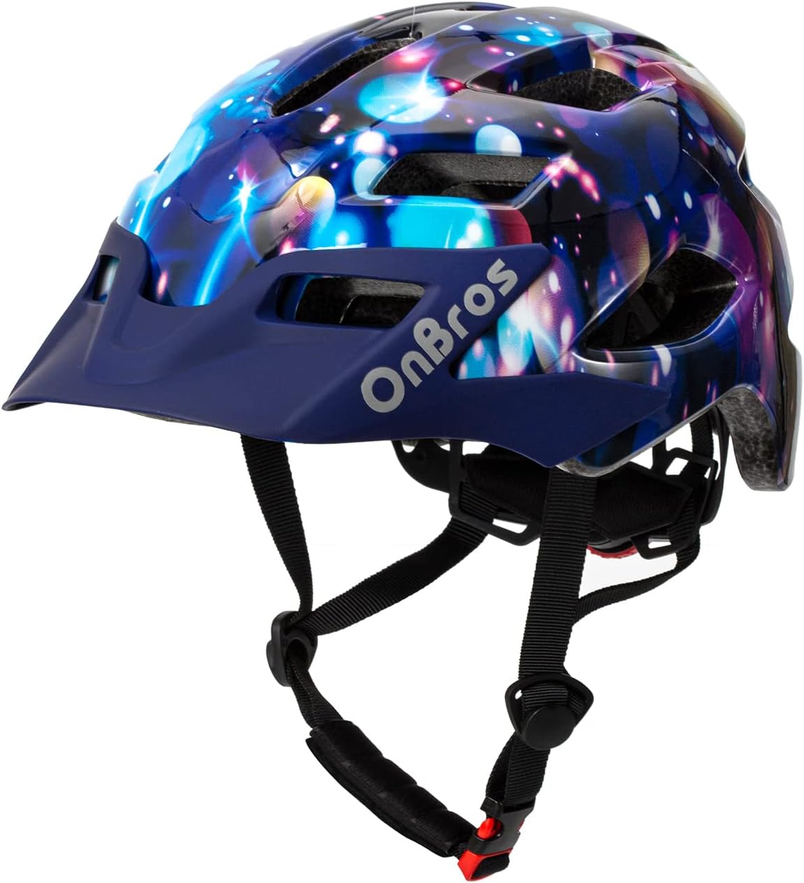 OnBros Kids Bike Helmet Boys Girls Youth Visor Adjustable 50-57CM – Fun for Kids & Family - A-StarBlue-recommend[HOT]