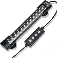 hygger 24/7 Mode Submersible Aquarium LED Light - 15.9in 10W