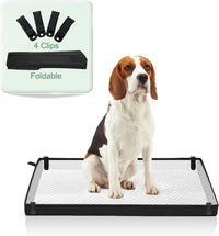 HQ4US 4LEGS Large Portable Dog Pee Pads Foldable Liner Base 33''x23'' - L 33'' x 23'' for Dog＜ 28" Length