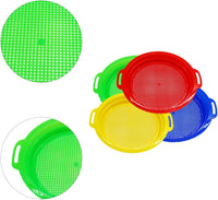 OJYUDD 4 Pack Sand Sifter Sieves for Adults - Multi - Colored - image 3
