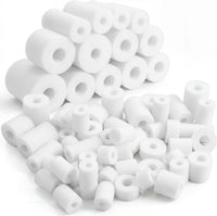 Frienda pool noodle bits, 50 colorful foam noodle pieces in assorted sizes - view 9