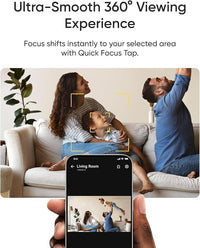 eufy Indoor Cam E30 2-Cam Kit, Latest Generation, 4K UHD Security Camera, Pet/Dog/Baby Camera with Phone app, Color Night Vision, Human/Pet Auto Tracking, 360 Pan-Tilt, Works with Homekit