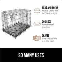 GORILLA GRIP Washable Puppy Pads, Slip Resistant Dog Crate Mat - 28" X 18" - image 3