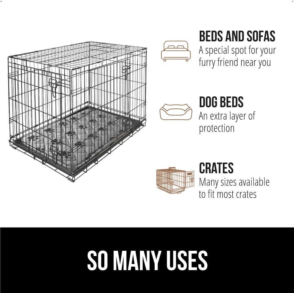 GORILLA GRIP Washable Puppy Pads, Slip Resistant Dog Crate Mat - 28" X 18" - image 3