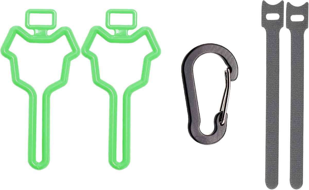 Dog Poop Bag Holder, Waste Bag Holder, Dog Poop Bag Carrier - Green / 1 Count (Pack of 2)