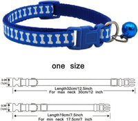 Small dog collar with bell in soft nylon, available in 6 colors - view 4