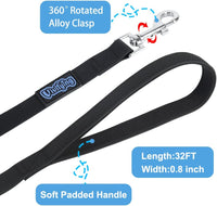 Vivifying Waterproof Long Dog Leash - 32ft / Black - image 4