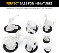 FIGURESLAB 100 black textured plastic miniature bases in 7 sizes - view 11
