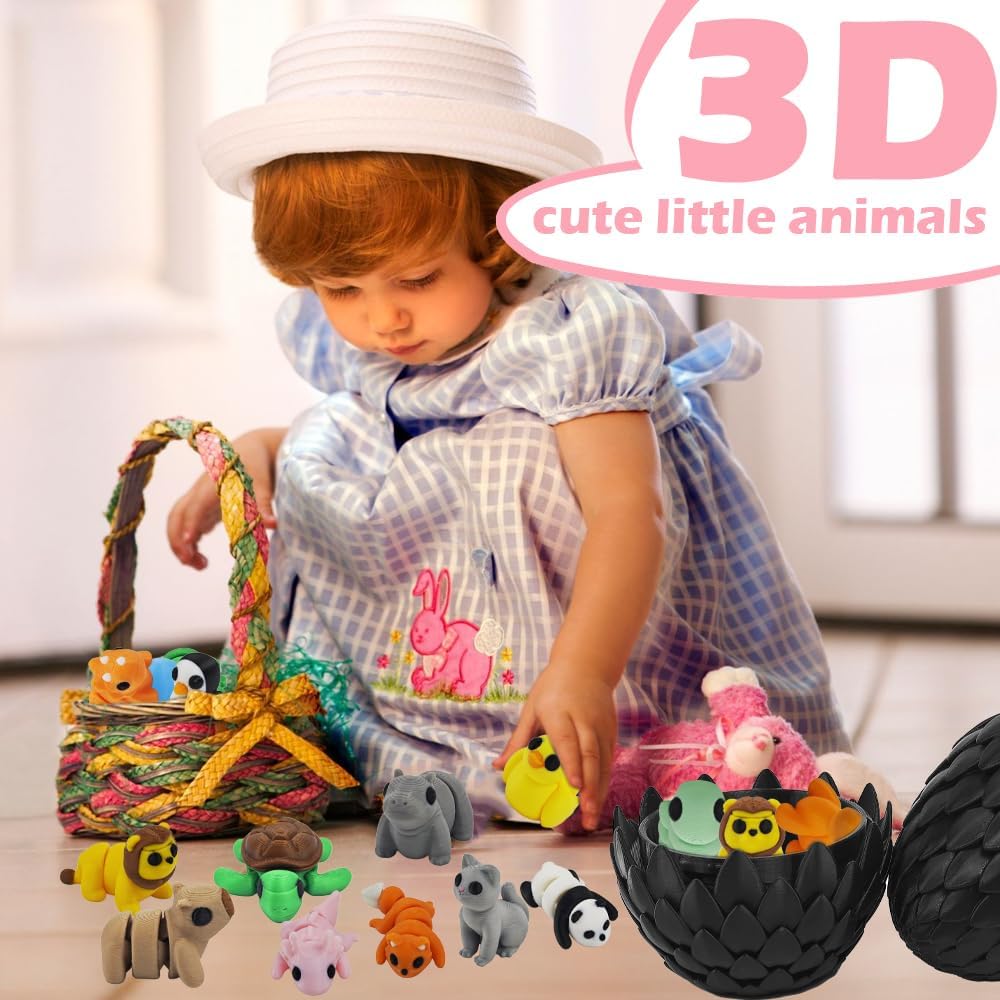 50 pcs 3D Printed Animal Figurines - Animal C - image 3