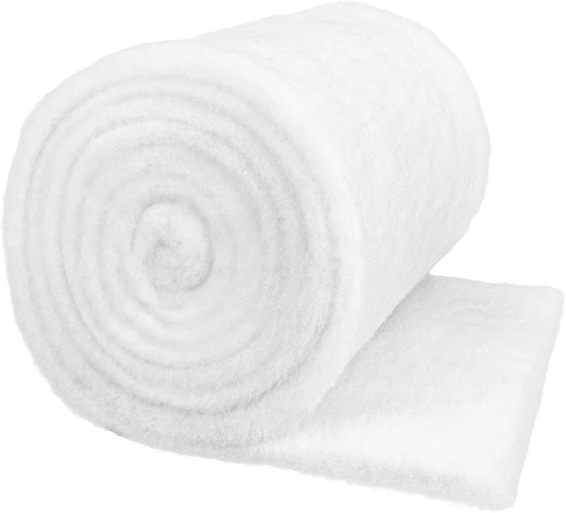 RAINFLOW Aquarium Filter Media Pad, White Filter Floss